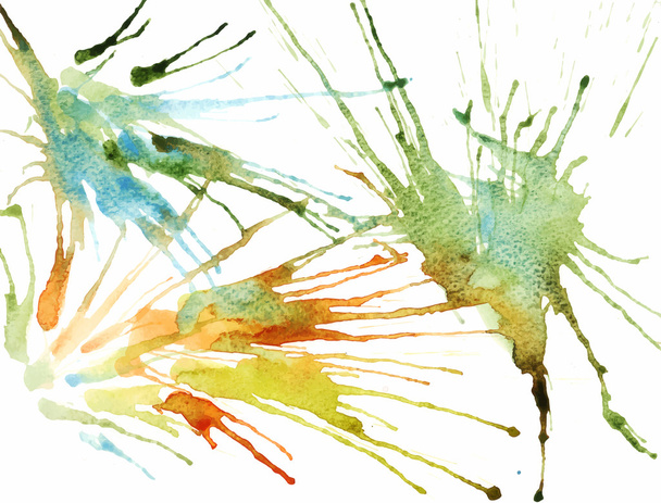 Красочный акварельный фон
 - Вектор,изображение