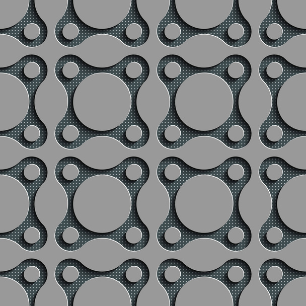 Seamless Circle Pattern - Vektör, Görsel