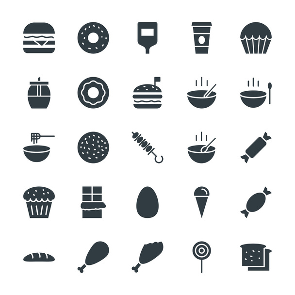 Food Cool Vector Icons 1 - Vector, Image