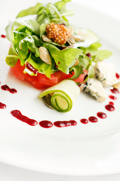 salada fresca com melancia - Foto, Imagem