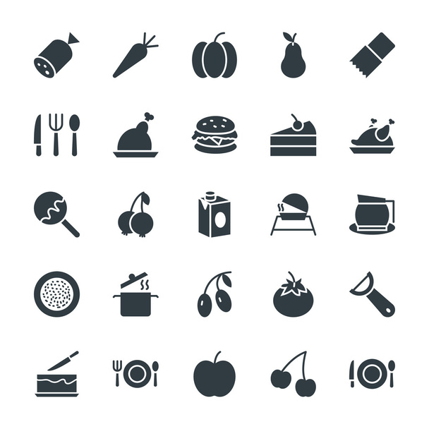 Food Cool Vector Icons 4 - Vector, Image