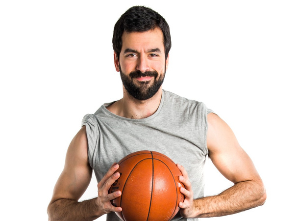 Homme jouant au basket-ball
 - Photo, image