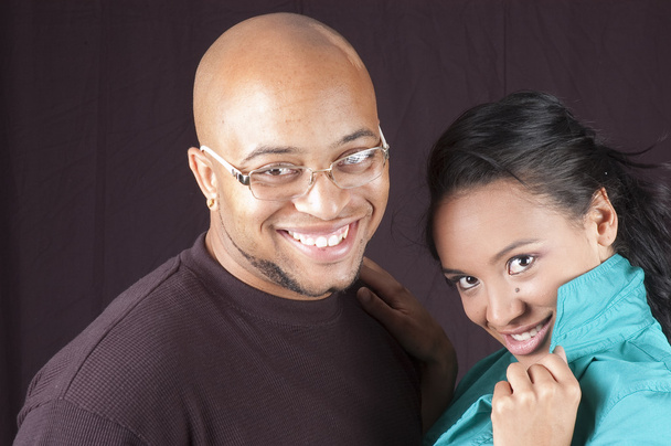 Loving african american couple - Photo, Image