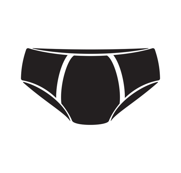 Men underwear vector icon - Vector, Image
