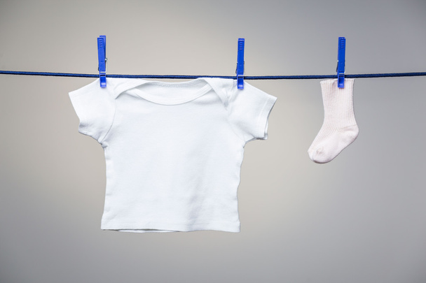 Baby shirt and sock - Zdjęcie, obraz