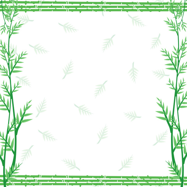 Nature green leaf border frame - Photo, Image