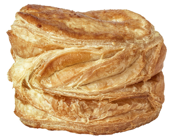 Cheese Puff Pastry Isolated on White Background - Photo, Image