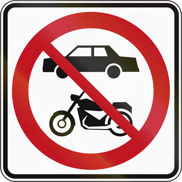 Hiçbir motosiklet ve otomobil Kanada - Fotoğraf, Görsel