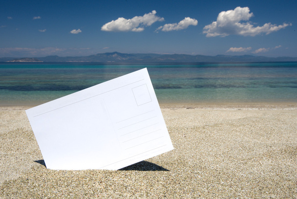 carte postale sur une plage
 - Photo, image