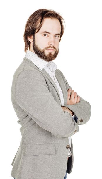 portrait of bearded man - Фото, изображение