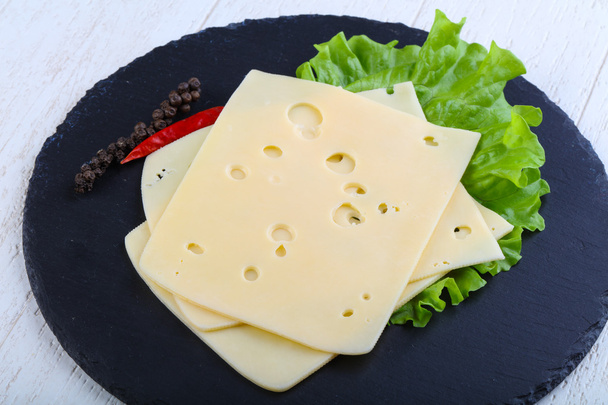 Finom szeletelt sajt - Fotó, kép