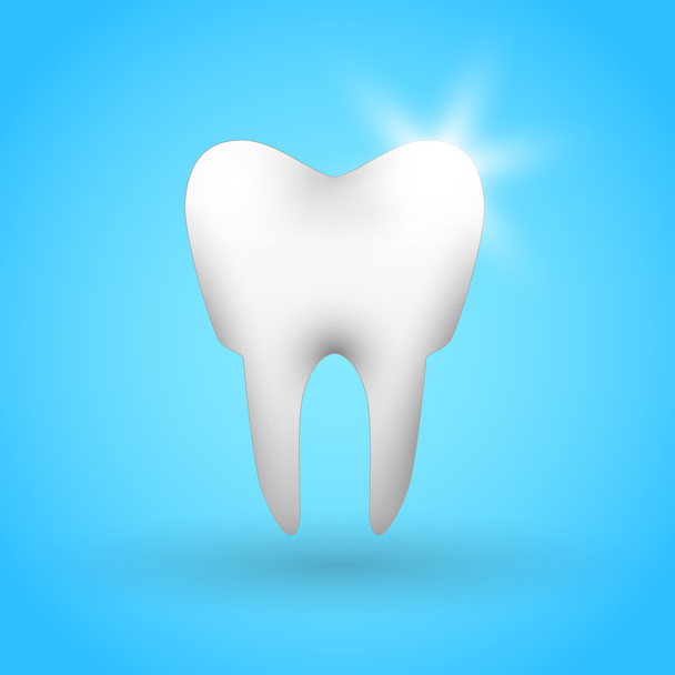 Vector tooth illustration - Vettoriali, immagini