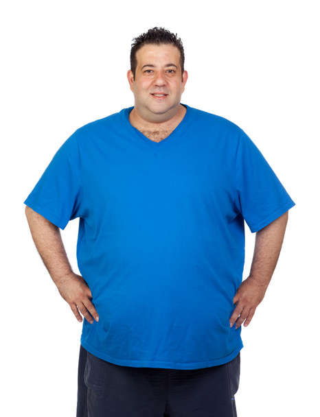šťastný tlustý muž - Fotografie, Obrázek