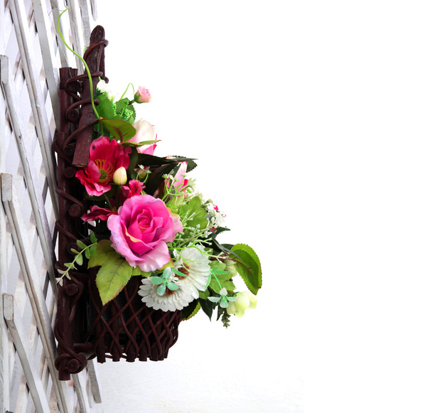 Krásné plastové květinové kytice - Fotografie, Obrázek