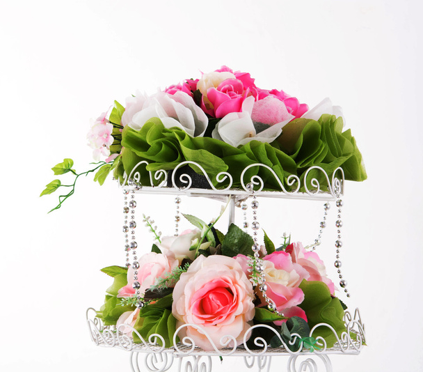 Krásné plastové květinové kytice - Fotografie, Obrázek