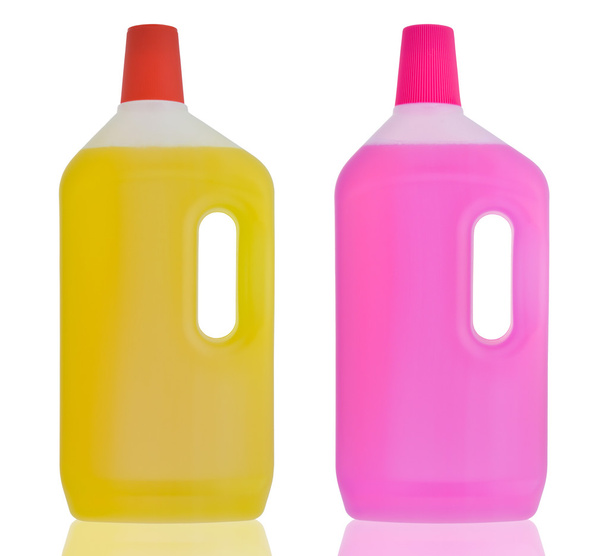 洗剤のプラスチック ボトル - 写真・画像