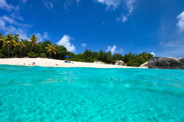 Прекрасный пляж на Карибах
 - Фото, изображение