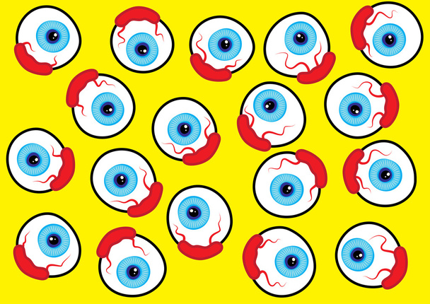 eyeball pattern design  - Vektör, Görsel