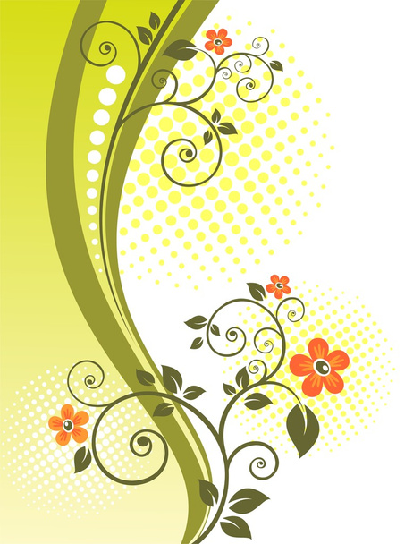 Pattern with flowers - Φωτογραφία, εικόνα