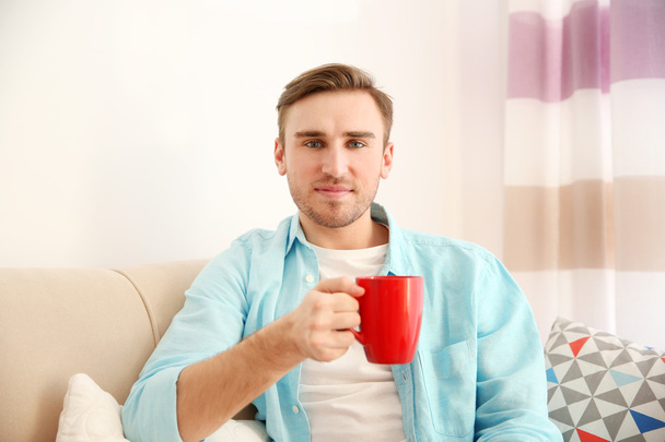 man with cup of coffee - Valokuva, kuva