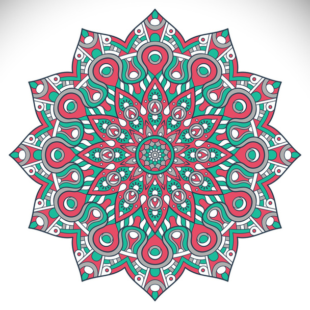 Διάνυσμα ινδικής Mandala - Διάνυσμα, εικόνα