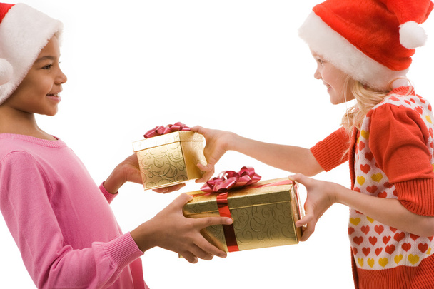 Exchanging gifts - Foto, afbeelding