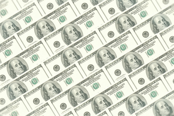 A 100 dolláros bankjegyek háttere - Fotó, kép