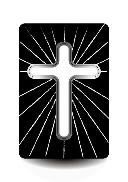 Biblia y cruz, aureola
 - Vector, Imagen