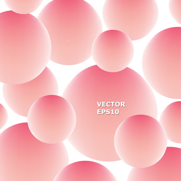 Background scharov different sizes. Glowing pattern. Lots of light. Delicate shades of pink and red. - Vector, afbeelding