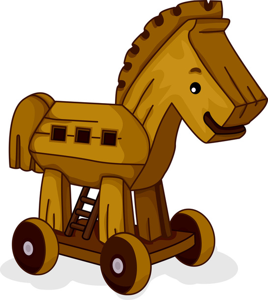 дерев'яного коня
 - Фото, зображення