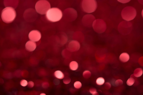 Červená bokeh holiday texturou pozadí vánoční ozdoby - Fotografie, Obrázek
