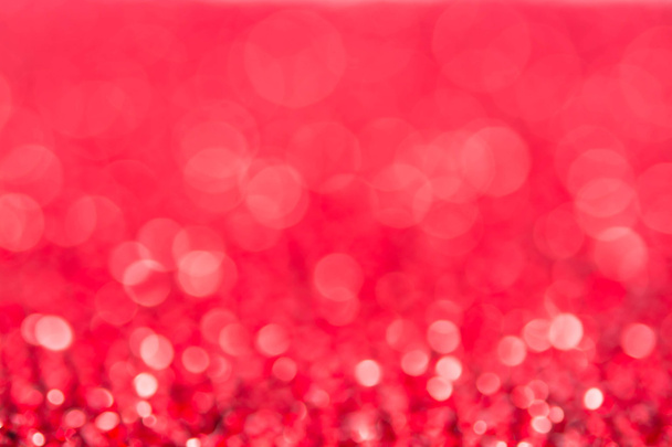 Red bokeh holiday textured Christmas decorations background - Fotografie, Obrázek