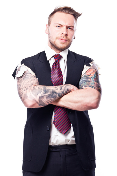 Tattoo Businessman 6 - Photo, Image