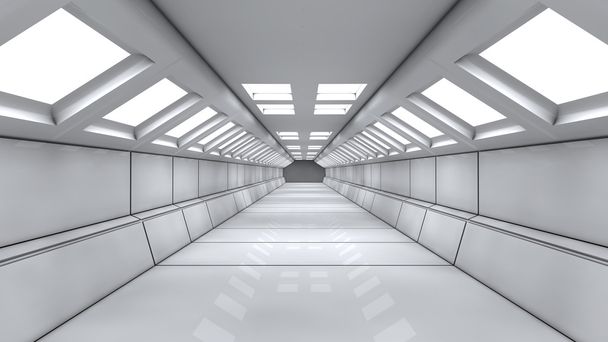 Футуристическая структура коридоров
   - Фото, изображение