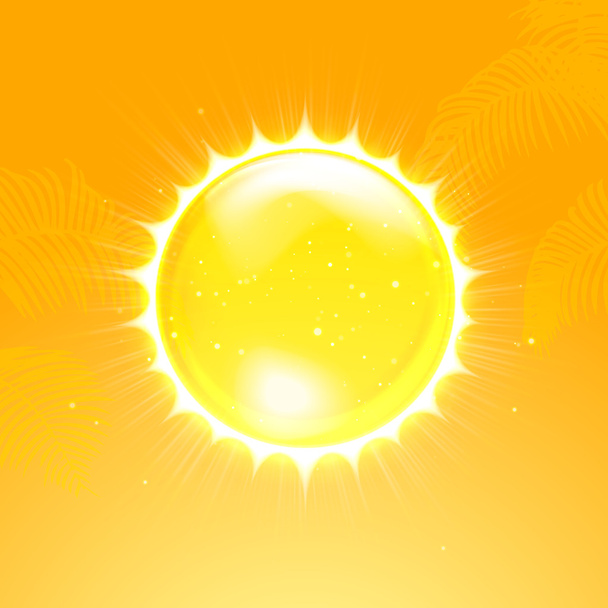 Icona del sole estivo. Illustrazione vettoriale - Vettoriali, immagini