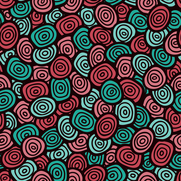 simple doodle seamless pattern, hand drawn vector illustration - ベクター画像