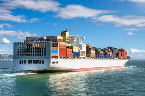 Velká kontejnerová loď - Fotografie, Obrázek