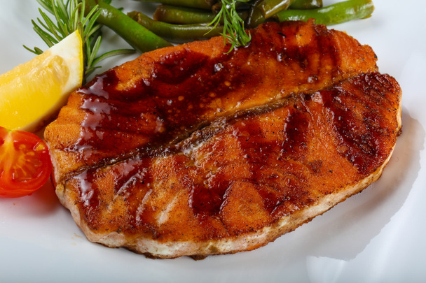 Delicious Grilled salmon - Foto, Bild