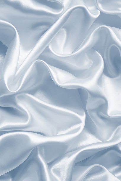 Smooth elegant grey silk or satin texture as background - Foto, Bild