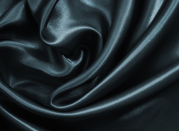 Smooth elegant dark grey silk or satin as background - Foto, Bild