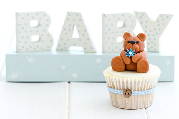 baby cupcake ντους - Φωτογραφία, εικόνα