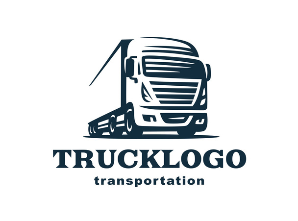 Logo truck and trailer. - Vector, Image
