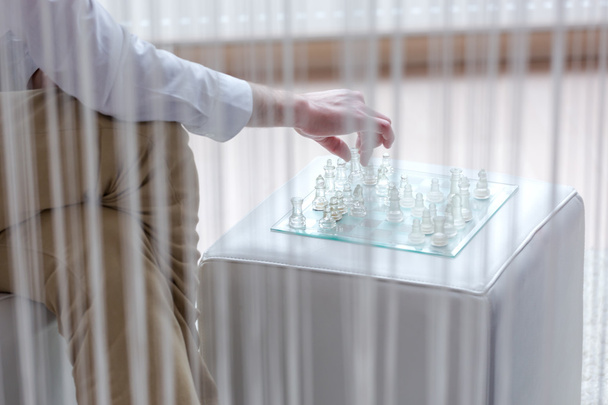 Glass Chess Pieces   - Foto, afbeelding
