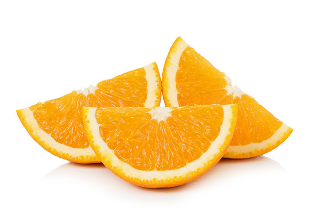 Orange fruit isolated on white background - Foto, afbeelding