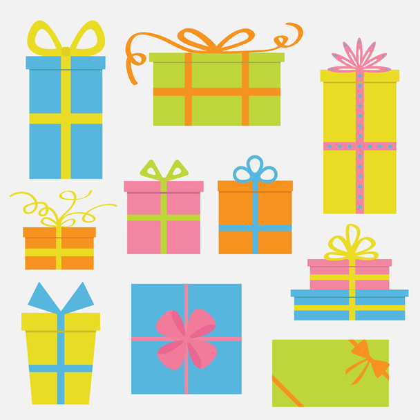 Gift box icon set - Вектор, зображення