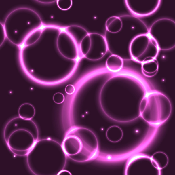 Λάμψη ροζ φυσαλίδες - Διάνυσμα, εικόνα