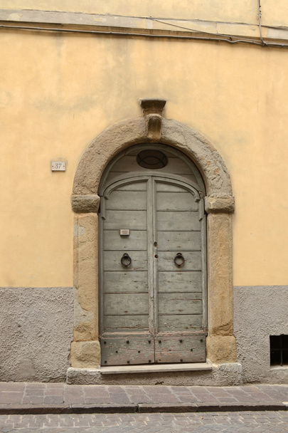 Old gray door - Foto, imagen