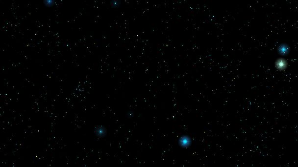 Vektorové hvězdy v noční obloze. Obrázek pozadí - Vektor, obrázek
