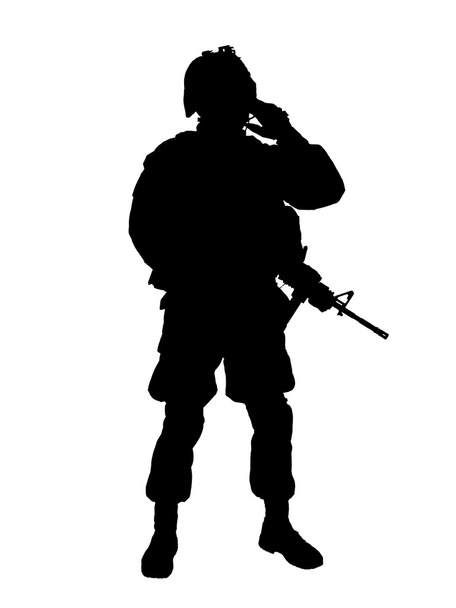 nós soldado
 - Vetor, Imagem