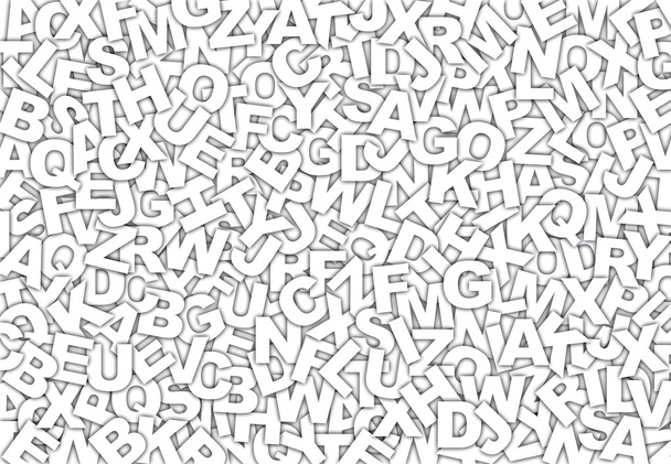 Letters pattern mixed - Photo, Image